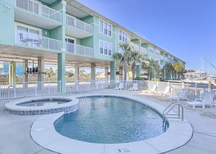 Waterfront W Balcony Boat Slip Shared Hot Tubs Pools